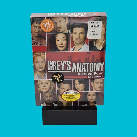NEW Greys Anatomy DVD Season Four Expanded with ABC Starter Kit Promotional Copy - Picture 1 of 7